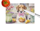 NEW Decorating Easter American Foxhound Glass Cutting Board Decorative Tempered Glass Kitchen Cutting and Serving Board Large Size Chopping Board