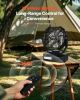 10400mAh Solar Fan Camping Fan with Solar Panel LED Lantern 7W 8 Inch