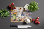 NEW Decorating Easter American Bulldog Glass Cutting Board Decorative Tempered Glass Kitchen Cutting and Serving Board Large Size Chopping Board