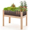 30/47 Inch Wooden Raised Garden Bed