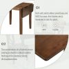 TOPMAX 3-Piece Wood Drop Leaf Breakfast Nook Dining Table Set with 2 X-back Chairs for Small Places, Brown
