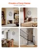 Wall Clock 24 in Roman Numerals Battery Operated Silent Clocks for Living Room
