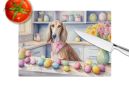 NEW Decorating Easter Saluki Glass Cutting Board Decorative Tempered Glass Kitchen Cutting and Serving Board Large Size Chopping Board