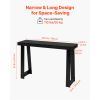 46 in Console Table, Modern Desk Behind the Couch, Wooden Rectangle Entrance Desk, Narrow Long Sofa Table Accent Stand for Hallway, Bedroom