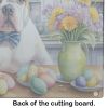 NEW Decorating Easter American Bulldog Glass Cutting Board Decorative Tempered Glass Kitchen Cutting and Serving Board Large Size Chopping Board