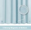 Light Blue Shower Curtain Liner - Premium PEVA Shower Liner for Bathroom, BPA & PVC Free, No Chemical Smell