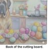 NEW Decorating Easter Mastiff Glass Cutting Board Decorative Tempered Glass Kitchen Cutting and Serving Board Large Size Chopping Board