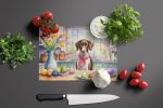 NEW Decorating Easter Pointer Glass Cutting Board Decorative Tempered Glass Kitchen Cutting and Serving Board Large Size Chopping Board