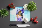 NEW Easter Parade Glass Cutting Board Decorative Tempered Glass Kitchen Cutting and Serving Board Large Size Chopping Board