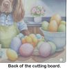 NEW Decorating Easter Sussex Spaniel Glass Cutting Board Decorative Tempered Glass Kitchen Cutting and Serving Board Large Size Chopping Board
