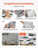 10Pcs Peel and Stick Backsplash 12x12x0.78 in Self-Adhesive Wall Tile Stone-Look