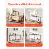 Narrow Console Table, 70.9" Behind Couch Table with Power Outlets, 1-Tier Long Entryway Table, Narrow Sofa Table with Metal Frame and Charge Station