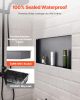 Shower Niche 13 x 25 x 4 inch Frameless Recessed Shelf Stainless Steel