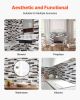 10Pcs Peel and Stick Backsplash 12x12x0.78 in Self-Adhesive Wall Tile Stone-Look