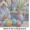 NEW Decorating Easter Cockapoo Glass Cutting Board Decorative Tempered Glass Kitchen Cutting and Serving Board Large Size Chopping Board