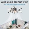 31Inches Ceiling Fan with Lights Remote Control Dimmable LED, 6 Gear Wind Speed Fan Light