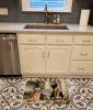 Golden Retriever Fall Kitchen Pumpkins Memory Foam Kitchen Mat Machine Washable Anti-Fatigue Mat Cushion Comfort Bath Mat or Kitchen Rug