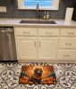 Briard Fall Memory Foam Kitchen Mat Machine Washable Anti-Fatigue Mat Cushion Comfort Bath Mat or Kitchen Rug