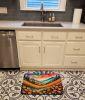 California Poppies in Color Memory Foam Kitchen Mat Machine Washable Anti-Fatigue Mat Cushion Comfort Bath Mat or Kitchen Rug