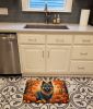 Keeshond Fall Memory Foam Kitchen Mat Machine Washable Anti-Fatigue Mat Cushion Comfort Bath Mat or Kitchen Rug