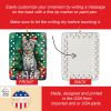 Egyptian Mau Cat By the Christmas Tree Porcelain Ornament Christmas Tree Hanging Decorations for Home Christmas Holiday, Rectangle, Gift, Multicolor