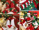 3 Pair Christmas Tree Bear Cozy Warm Plush Slipper Socks for Womens Winter Christmas Gift