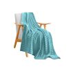 SOGA Sky Blue Throw Blanket & Bed Sofa Comforter