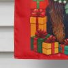 Wirehaired Pointing Griffon Holiday Christmas House Flag Large Porch Sleeve Pole Decorative Outside Yard Banner Artwork Wall Hanging, Polyester, House