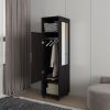 Wardrobe Boston, Bedroom, Black