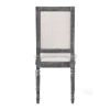 Cream and Weathered Grey Open Back Side Chairs (Set of 2)