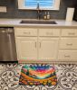 Marigolds in Color Memory Foam Kitchen Mat Machine Washable Anti-Fatigue Mat Cushion Comfort Bath Mat or Kitchen Rug