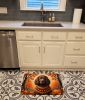 Boykin Spaniel Fall Memory Foam Kitchen Mat Machine Washable Anti-Fatigue Mat Cushion Comfort Bath Mat or Kitchen Rug