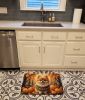 Pomeranian Fall Memory Foam Kitchen Mat Machine Washable Anti-Fatigue Mat Cushion Comfort Bath Mat or Kitchen Rug