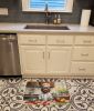 Wirehaired Pointing Griffon The Chef Memory Foam Kitchen Mat Machine Washable Anti-Fatigue Mat Cushion Comfort Bath Mat or Kitchen Rug