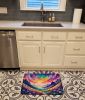 Violets in Color Memory Foam Kitchen Mat Machine Washable Anti-Fatigue Mat Cushion Comfort Bath Mat or Kitchen Rug