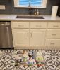 Rat Terrier The Chef Memory Foam Kitchen Mat Machine Washable Anti-Fatigue Mat Cushion Comfort Bath Mat or Kitchen Rug