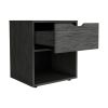 Nightstand Altheimer, Bedroom, Light Gray