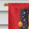 Shiba Inu Holiday Christmas House Flag Large Porch Sleeve Pole Decorative Outside Yard Banner Artwork Wall Hanging, Polyester, House Size, Multicolor