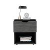 Nightstand Altheimer, Bedroom, Light Gray
