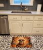 Boxer Fall Memory Foam Kitchen Mat Machine Washable Anti-Fatigue Mat Cushion Comfort Bath Mat or Kitchen Rug