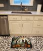 The Weeping Woman Spooky Halloween Memory Foam Kitchen Mat Machine Washable Anti-Fatigue Mat Cushion Comfort Bath Mat or Kitchen Rug