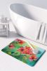 Missouri Hawthorns in Watercolor Memory Foam Kitchen Mat Machine Washable Anti-Fatigue Mat Cushion Comfort Bath Mat or Kitchen Rug