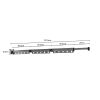 SOGA 2-Pack 127.5cm Wall-Mounted Clothing Dry Racks â€“ Foldable Hangers