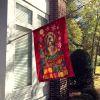 Otterhound Holiday Christmas House Flag Large Porch Sleeve Pole Decorative Outside Yard Banner Artwork Wall Hanging, Polyester, House Size, Multicolor