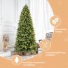 6ft PE/PVC Mixed Automatic Christmas Tree With Lights Xmas Decoration luxury Artificial Christmas Tree