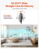 18" Industrial Pedestal Fan 3-Speed Fan 45.3 to 57.9 Inch Height Adjustable