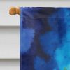 Polar Bear Christmas House Flag Large Porch Sleeve Pole Decorative Outside Yard Banner Artwork Wall Hanging, Polyester, House Size, Multicolor