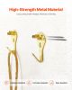 130Pcs Picture Frame Hangers with Nails 10lbs to 100lbs Metal Photo Hanging Kit