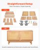 Entryway Shoe Storage Bench 39.4x11.8x20.9Inch Rattan-Like Rack with Flip Drawer