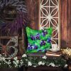 Wisconsin Wood Violets in Watercolor Throw Pillow Machine Washable, Indoor Outdoor Decorative Pillow for Couch, Bed or Patio, 18Hx18W